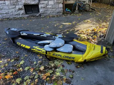 Two inflatable kayaks - K2 Explorer, View more