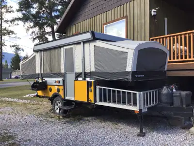 This unit is a great all around off road trailer with front deck and ramps for carrying an ATV. High...