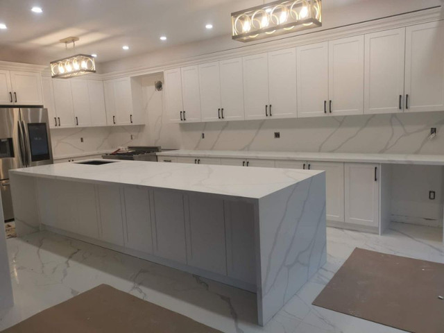 BIG SALE on Quartz Countertops and Backsplash!!! in Cabinets & Countertops in Kitchener / Waterloo - Image 3