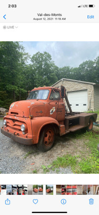 Barn find all original 1955 c600 cab over engine