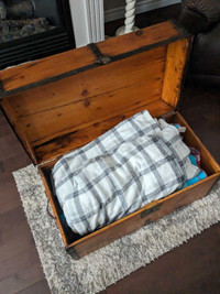 Antique blanket box
