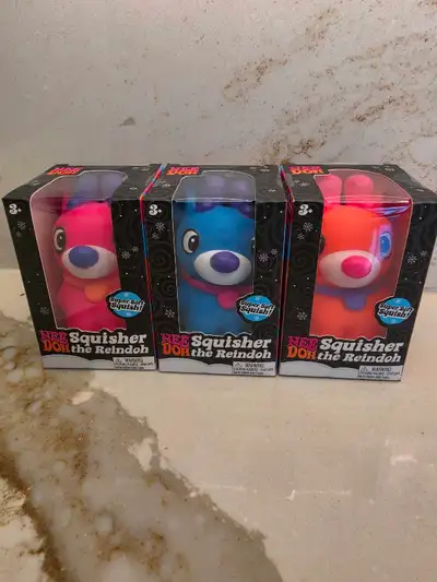 Holiday Needoh Squisher Reindoh $40each, View more