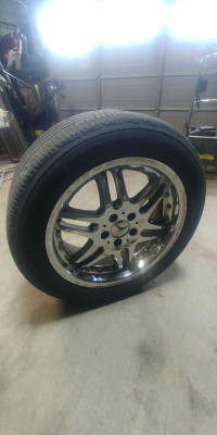 18" Chrome Rims with Tires 