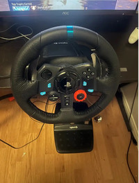 Logitech G29 racing wheel and pedals