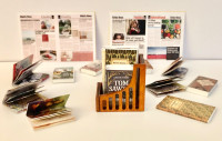 NEW Miniatures: 25 Books, Magazines, Newspapers and Book Shelf
