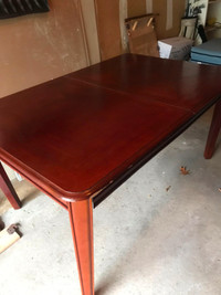 real wood dining table (almost new) for sale