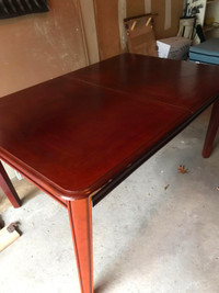 real wood dining table (almost new) for sale