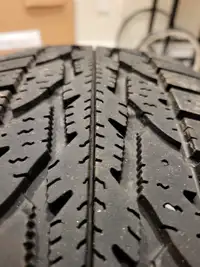 Firestone 195/65 R15 winter tires on rims
