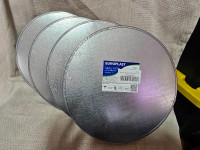 Europlast 10 inch Duct End Caps Galvanized Steel