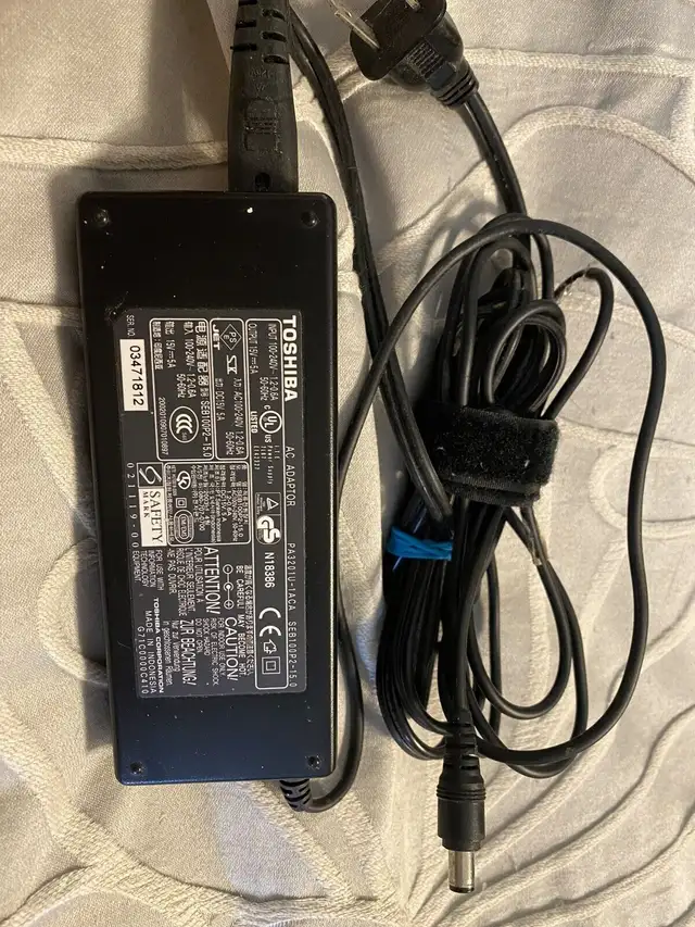 Toshiba power cord PA320 IU 1ACA in Cables & Connectors in Markham / York Region - Image 3