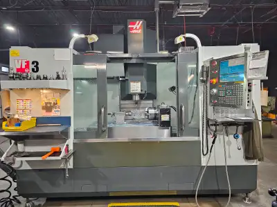 2013 HAAS VF-3 Table Size L x W: 48” x 18” X Axis Travel: 40” Y Axis Travel: 20” Z Axis Travel: 25”...