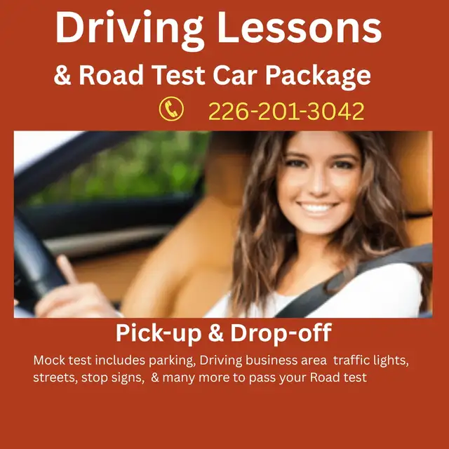 Driving lesson and get your G2 and G this summer64601018912899120