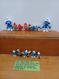 Smurfs figurines vintage peyo. Price 100$ FIRM, for all
