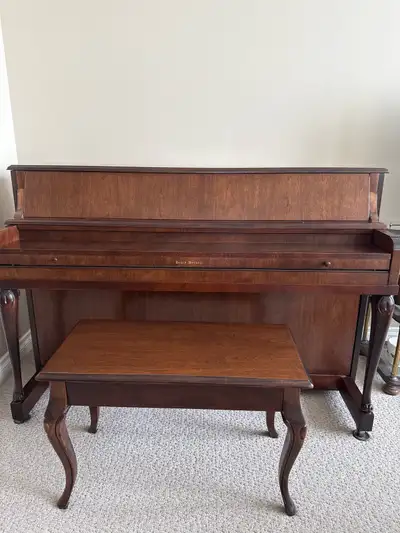 Elegant Henry Herbert upright piano, View more