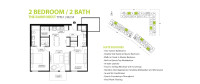 Sublet 2 beds 2 baths apartment