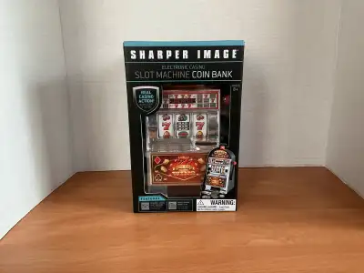 Sharper Image Slot Machine Coin Bank, View more