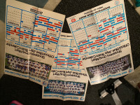  Vintage 3 Toronto Blue Jays, shoppers drug Mart team calendars