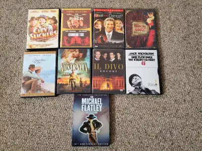 ASSORTED LOT OF MOVIE DVD'S AND MUSIC DVD'S, View more