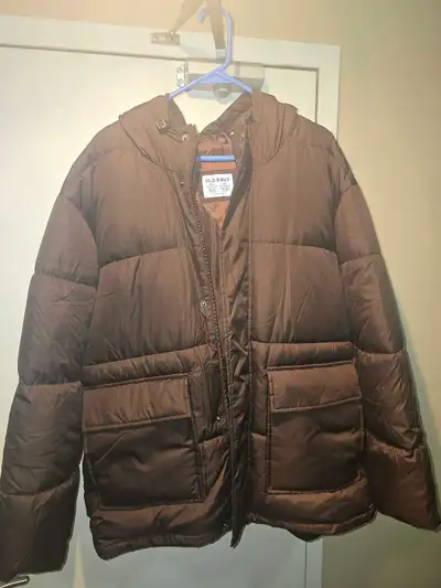 Old Navy Mens Hooded Puffer Jacket  - Size XXL, View more