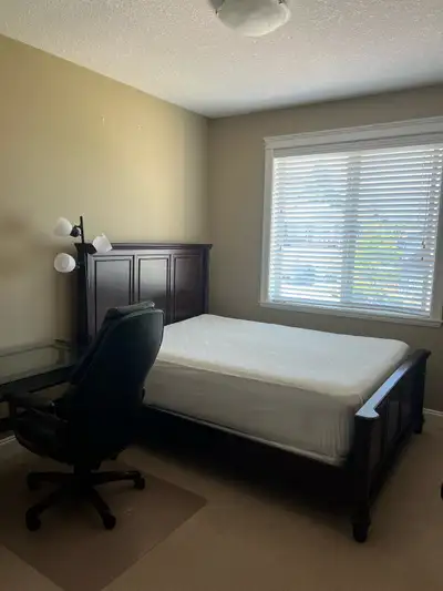 Large fully furnished private room available. Room is fully furnished with queen size bed, computer...