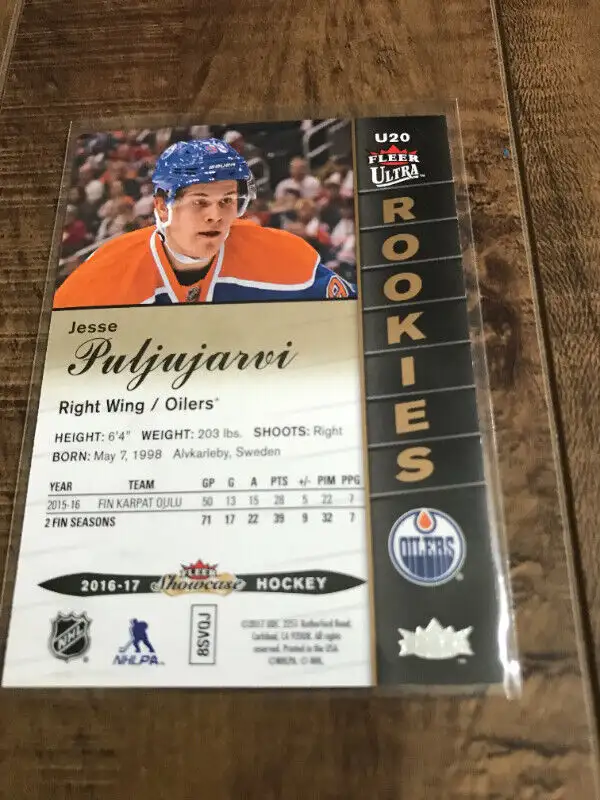 2016-17 FLEER SHOWCASE ULTRA ROOKIES - 3 CARD LOT IN 599 SET in Arts & Collectibles in City of Toronto - Image 8