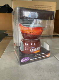 Brand new Caramilk Ceramic Twin Fondue Gift Set 