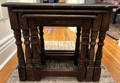 BEVAN FUNNELL REPRODUX VINTAGE NEST OF TABLES (3), View more