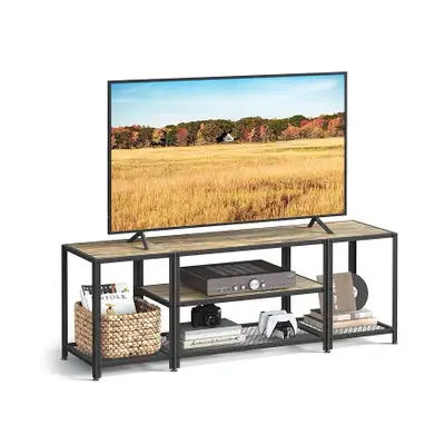 Modern TV Stand for TVs up to 65 Inches, 3-Tier Entertainment Ce, View more