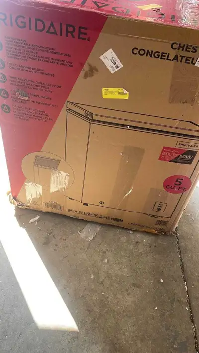Frigidaire Gallery Chest Freezer - 5 cuft. - New In Box (White), View more
