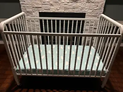 Like New White Crib, View more