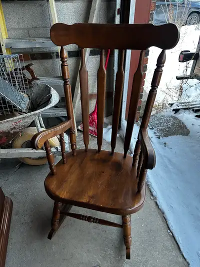 Wooden Rocking Chair, View more