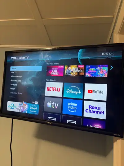 32” Roku TV with swivel mount, View more