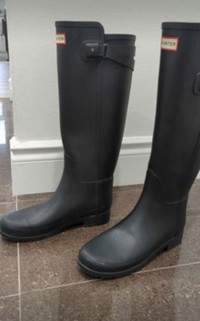 Black Hunter Tall Boots Sixe 6