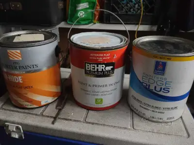 paint in one gallon cans, View more