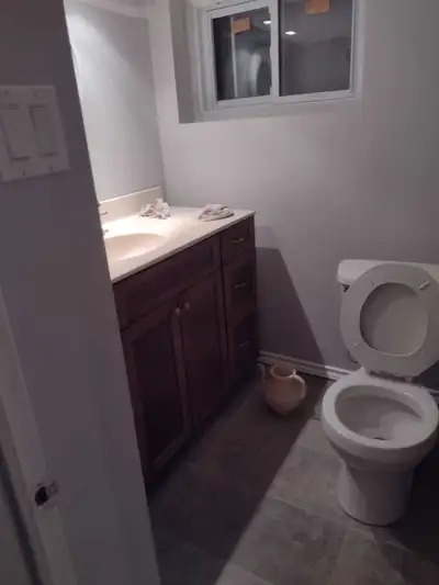 one bedroom basement apt available