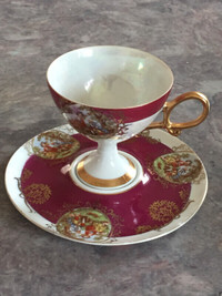 Shafford Pedastal Cup and Saucer