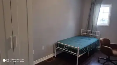 This cozy and well-lit furnished room offers a comfortable and clean living space, In York Village,...