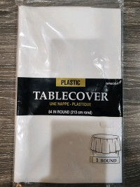 Plastic table covers