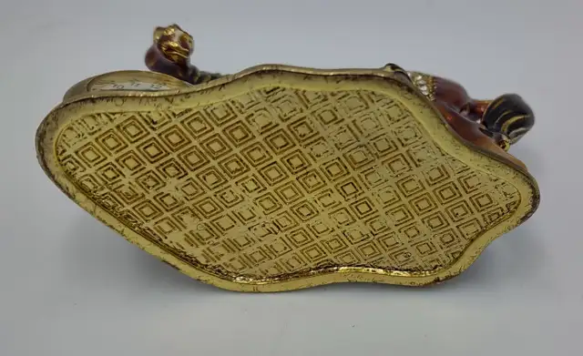 Enamel Horse and Foal Desk Clock *Not Running in Home Décor & Accents in Windsor Region - Image 7