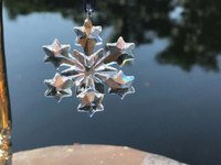 SWAROVSKI CRYSTAL 2004 Star Christmas Ornament Little Snowflake
