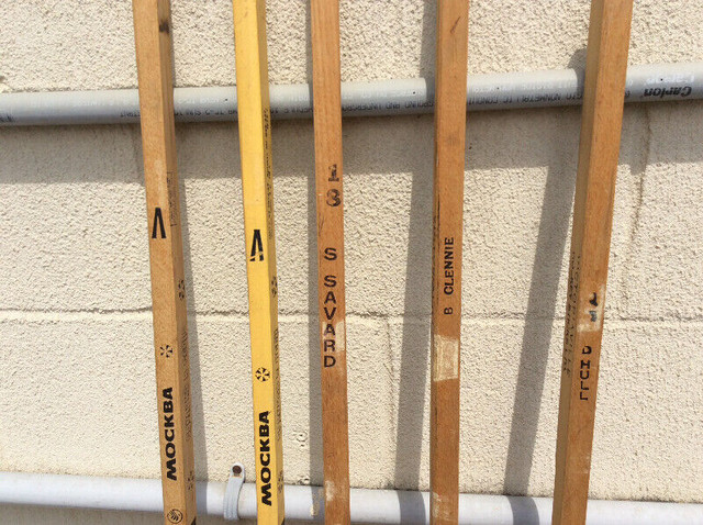 3 1972 TEAM CANADA & 2 TEAM USSR hockey sticks ! in Arts & Collectibles in City of Toronto