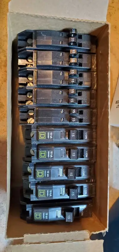 Square "D" Circuit breakers, View more