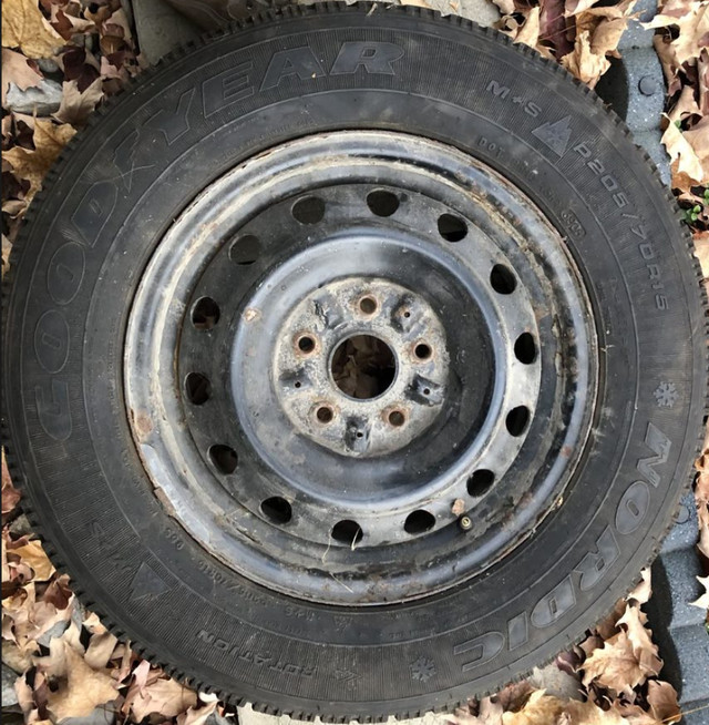 205/175 R15 Nordic Winter Tire on Steel Rim in Tires & Rims in Ottawa - Image 2
