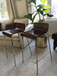 Pair of modern bar stools