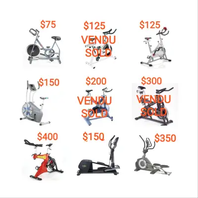 Liquidation fermeture Spinning bike velo stationnaire assault ai, View more