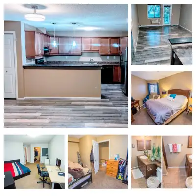 2Bdrm+Den/2Bath: Utilitied included
