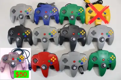 Nintendo 64 N64 Remote Controller Original OEM  ⎮  $40 Each, View more