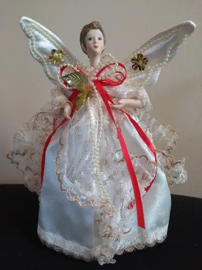 Xmas angel tree topper, View more