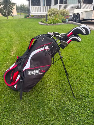 PowerBilt TPX TS2 golf club set with stand, View more