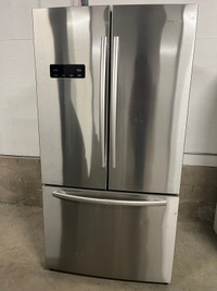 New condition Hisense 36” counter depth stainless fridge 